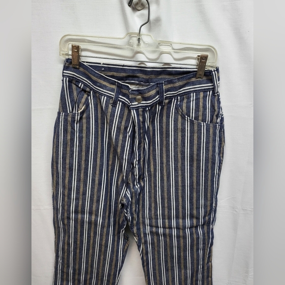 Vintage NWT 60s/70s Big Yank Stripped Fringe Jeans Size 29 - Picture 5 of 10